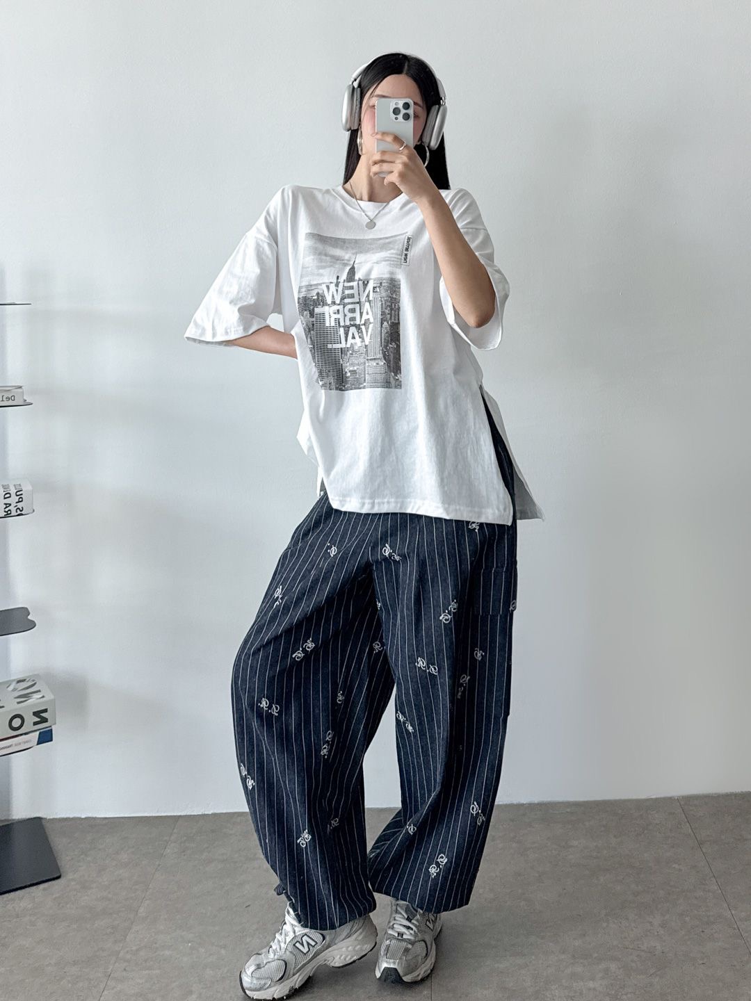 NEWスクエアプリントボクシー半袖Tシャツ | 詳細画像3