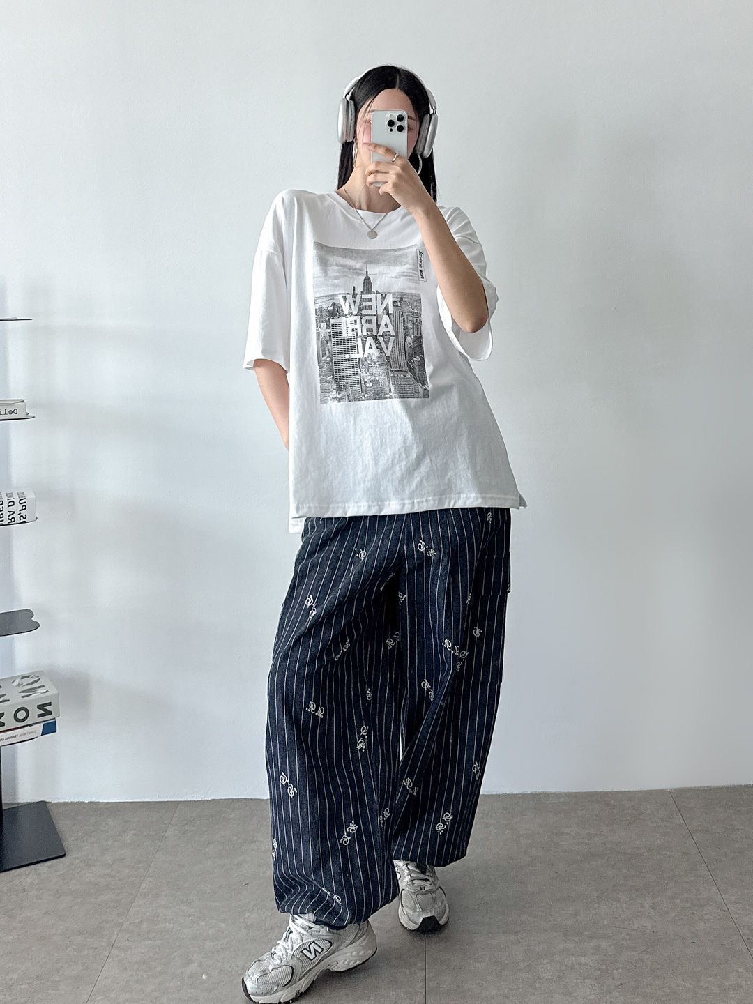 NEWスクエアプリントボクシー半袖Tシャツ | 詳細画像7