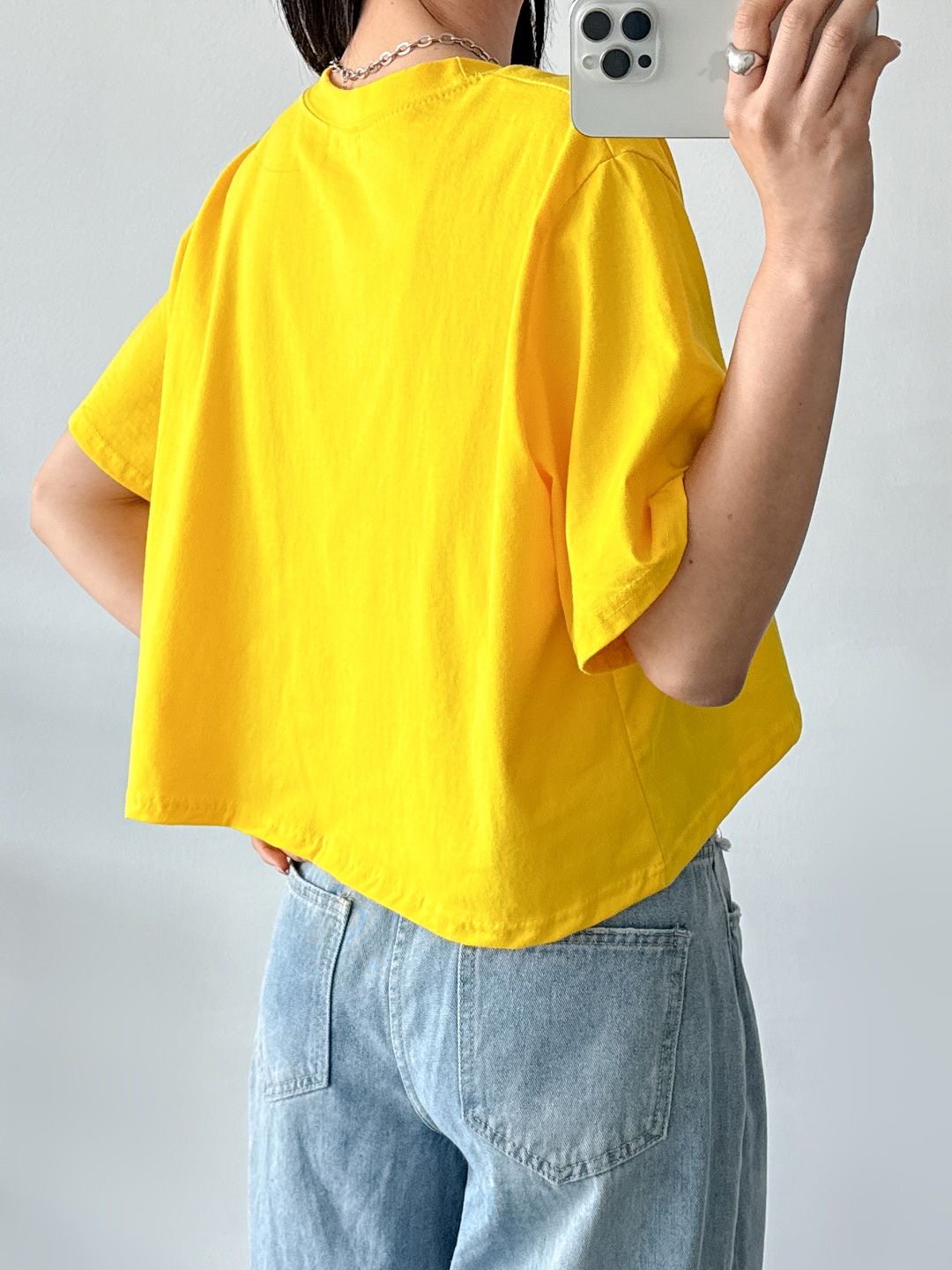 VINTAGEカープリントクロップド半袖Tシャツ | 詳細画像6
