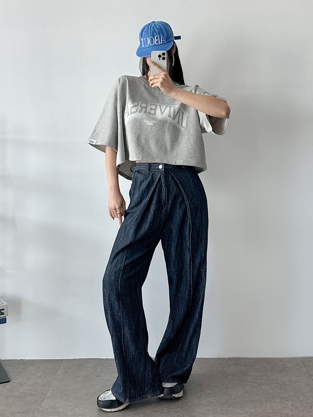 UNIVERSALクロップド半袖Tシャツ | 詳細画像6