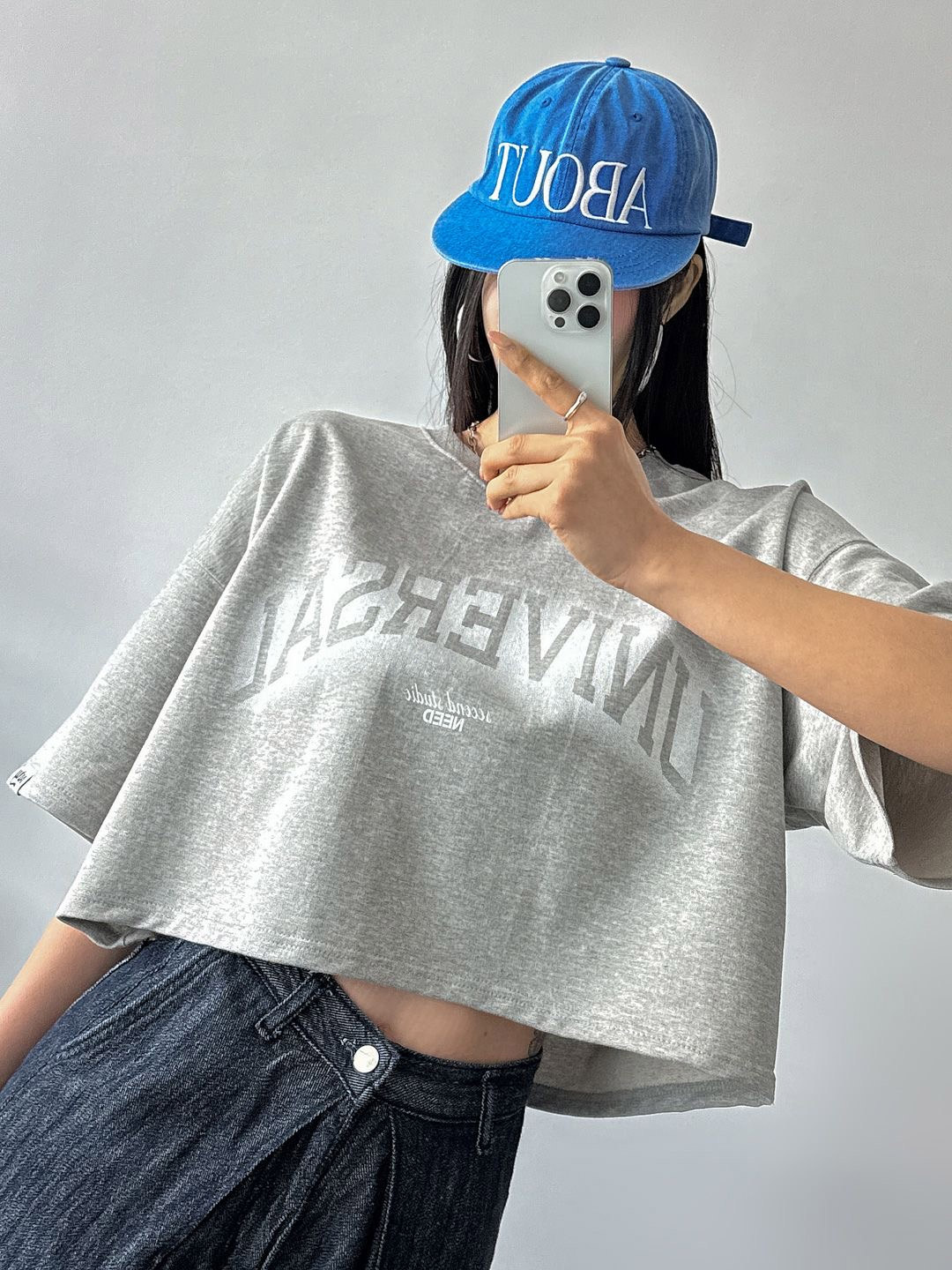 UNIVERSALクロップド半袖Tシャツ | 詳細画像10
