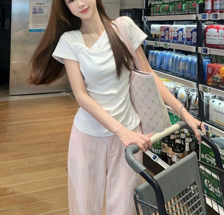 ツイストアシメネック半袖Tシャツ | 詳細画像6