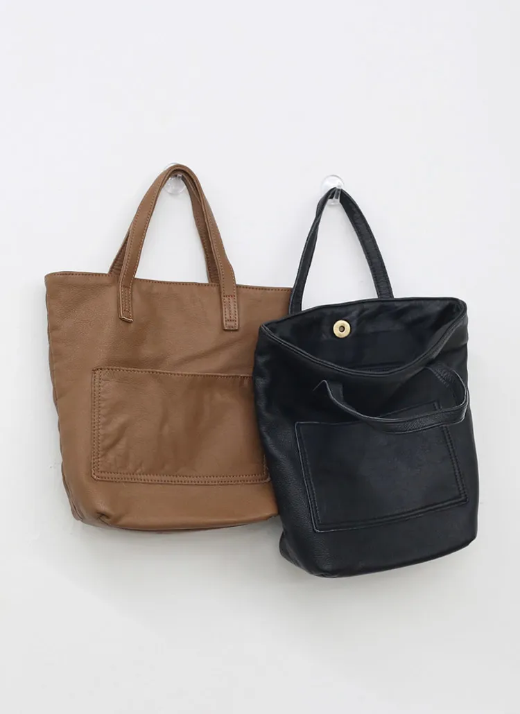 ポケットレザートートバッグ | whosbag | 詳細画像1