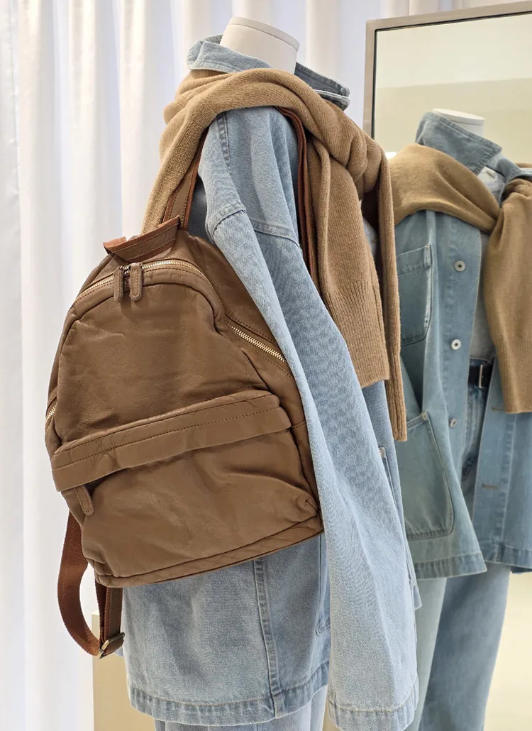 レザーベーシックバックパック | whosbag | 詳細画像1