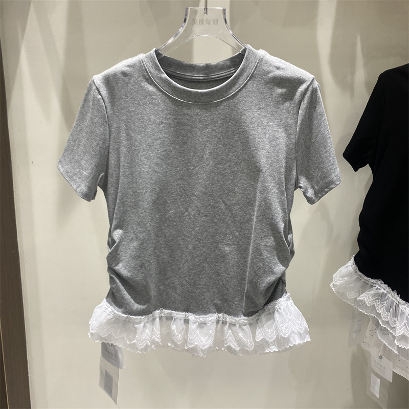 レースヘムシャーリング半袖Tシャツ | 詳細画像13