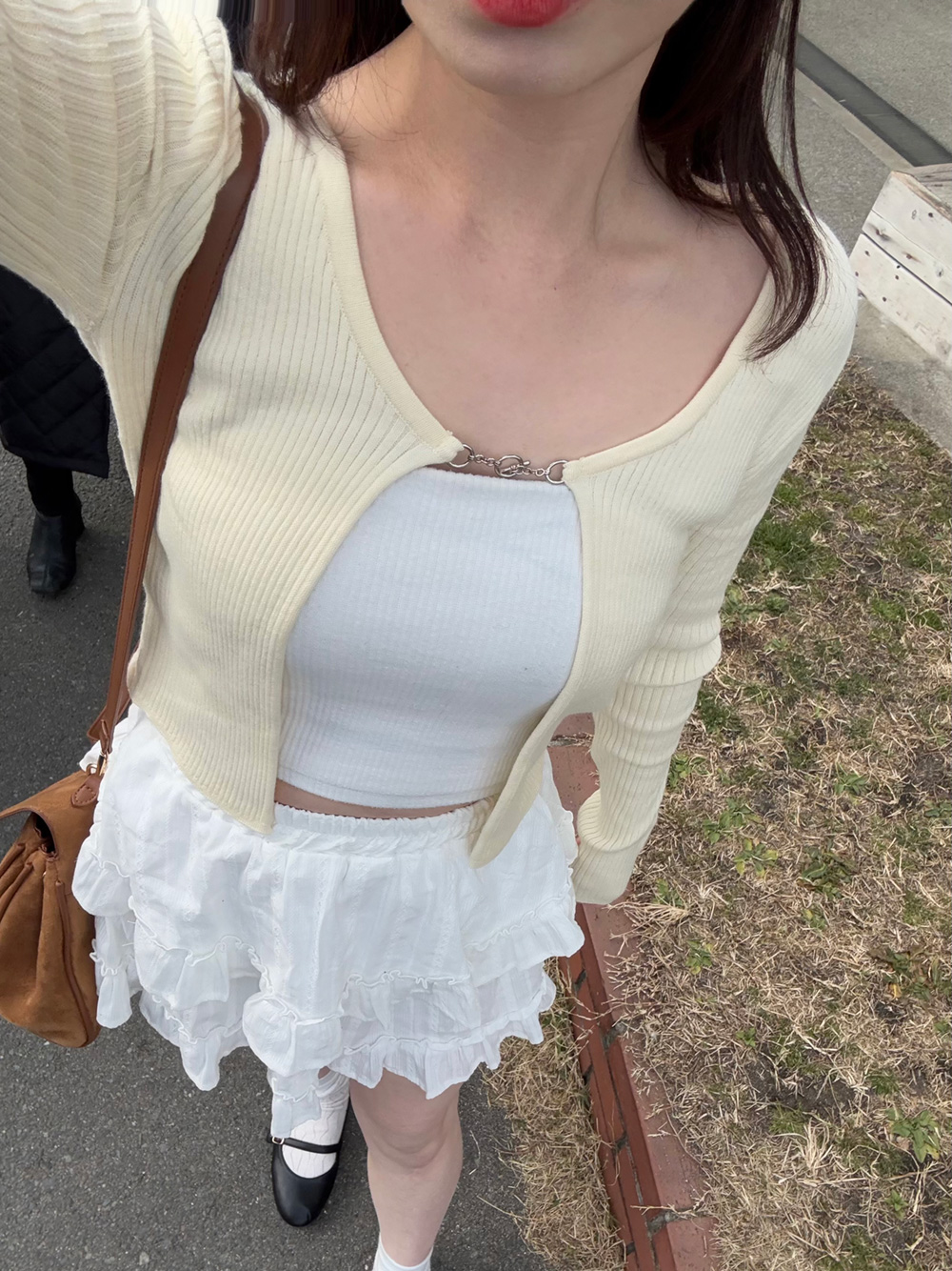 チェーンクロップドカーディガン | 詳細画像2