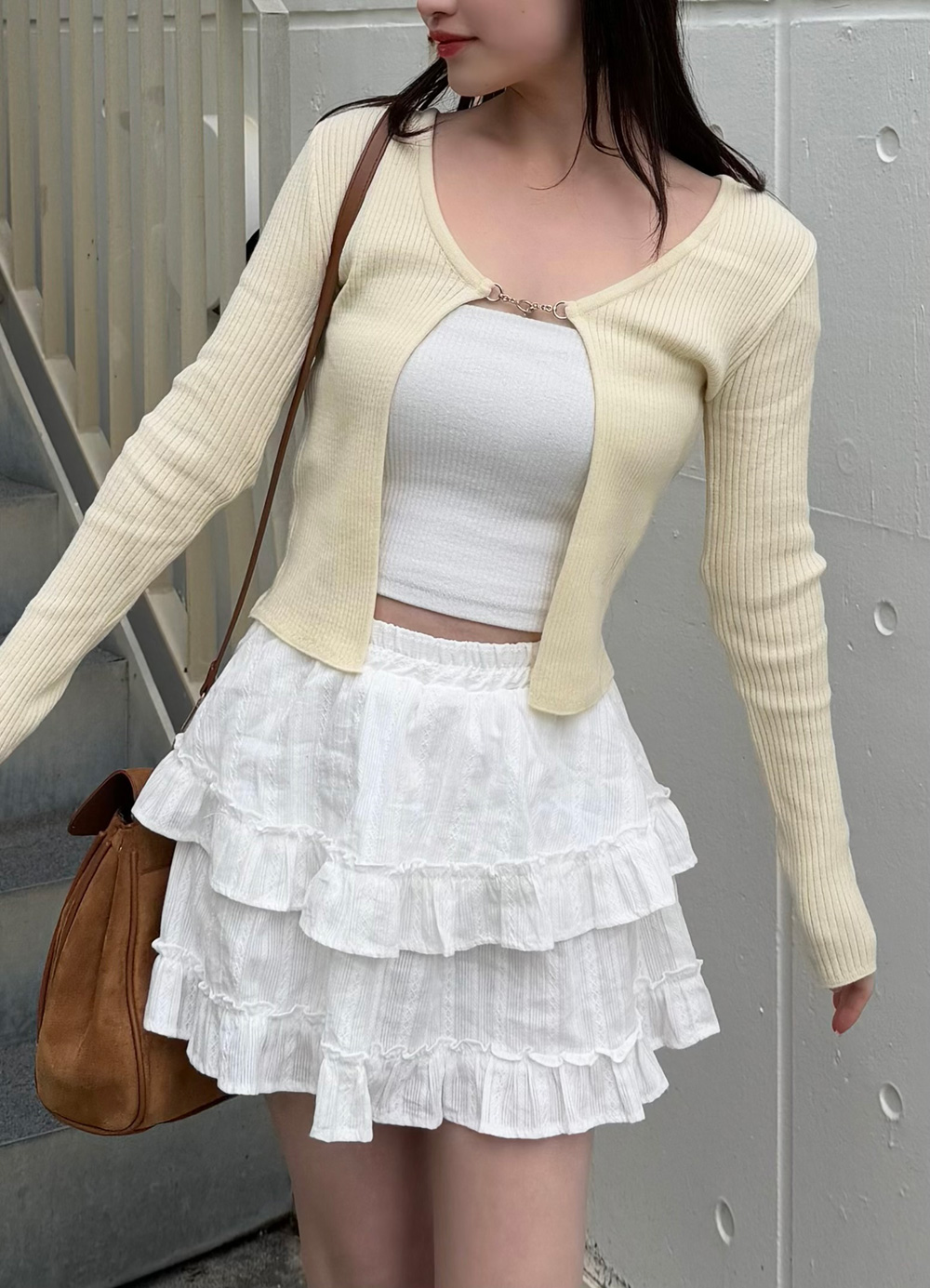 チェーンクロップドカーディガン | 詳細画像3