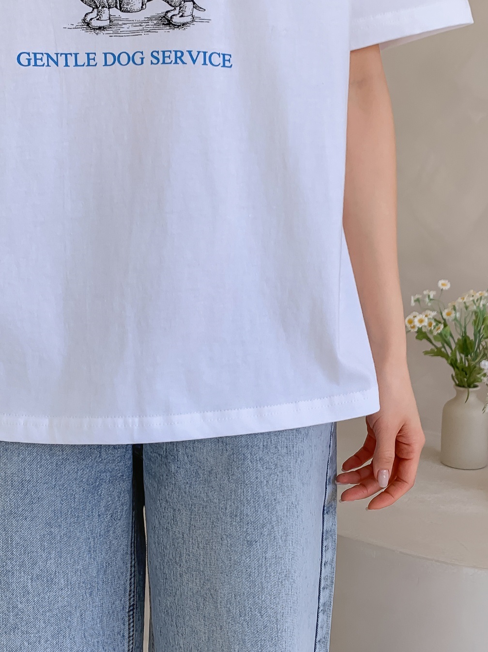 ダックスフンドプリント半袖Tシャツ | 詳細画像7