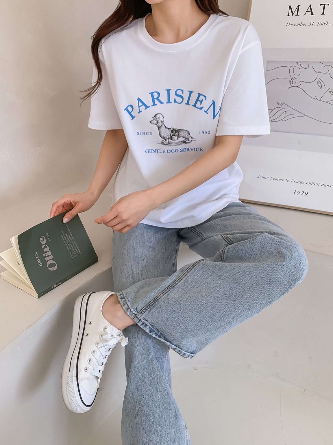ダックスフンドプリント半袖Tシャツ | 詳細画像10