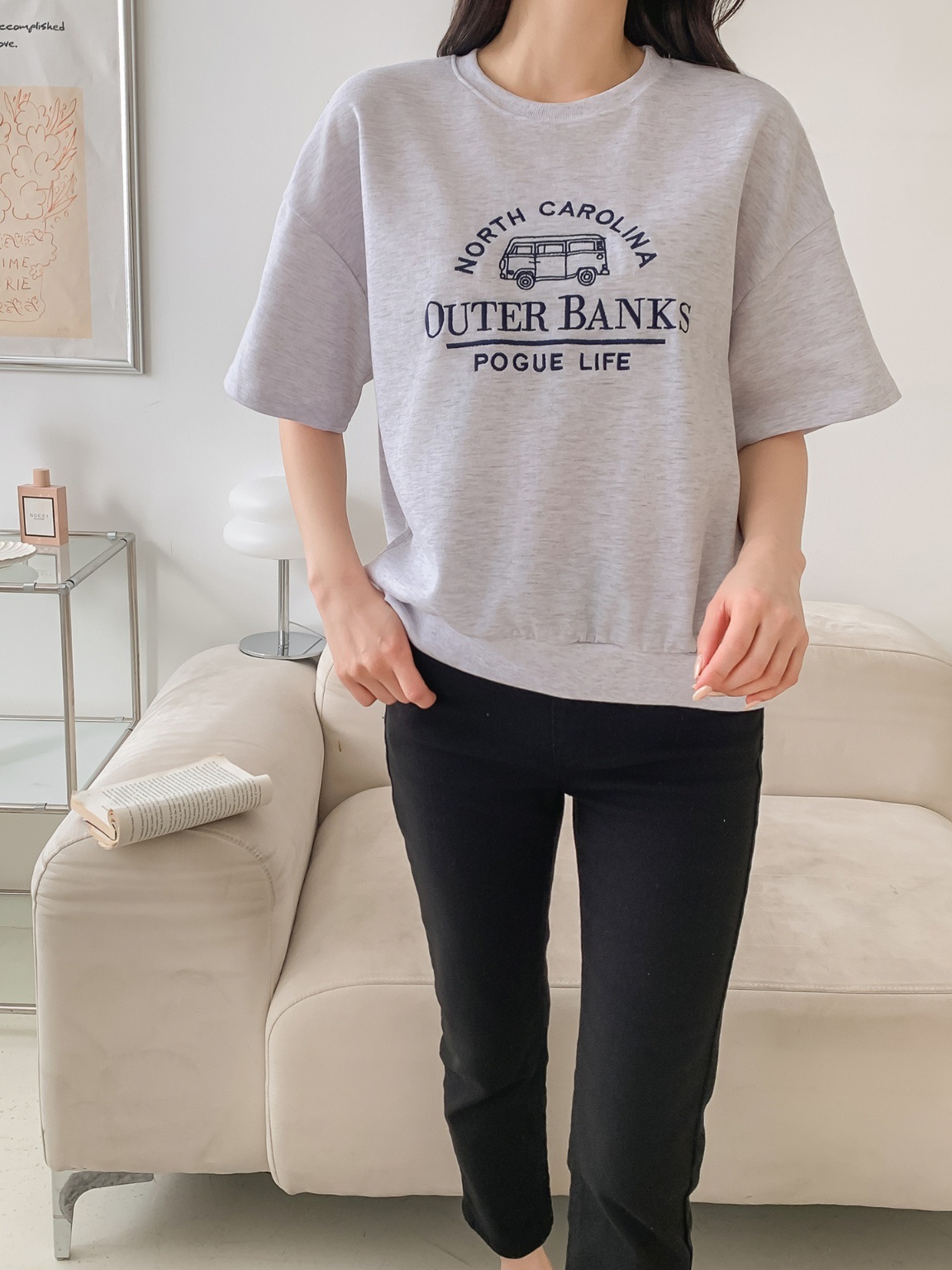 バス刺繍半袖スウェット | 詳細画像7