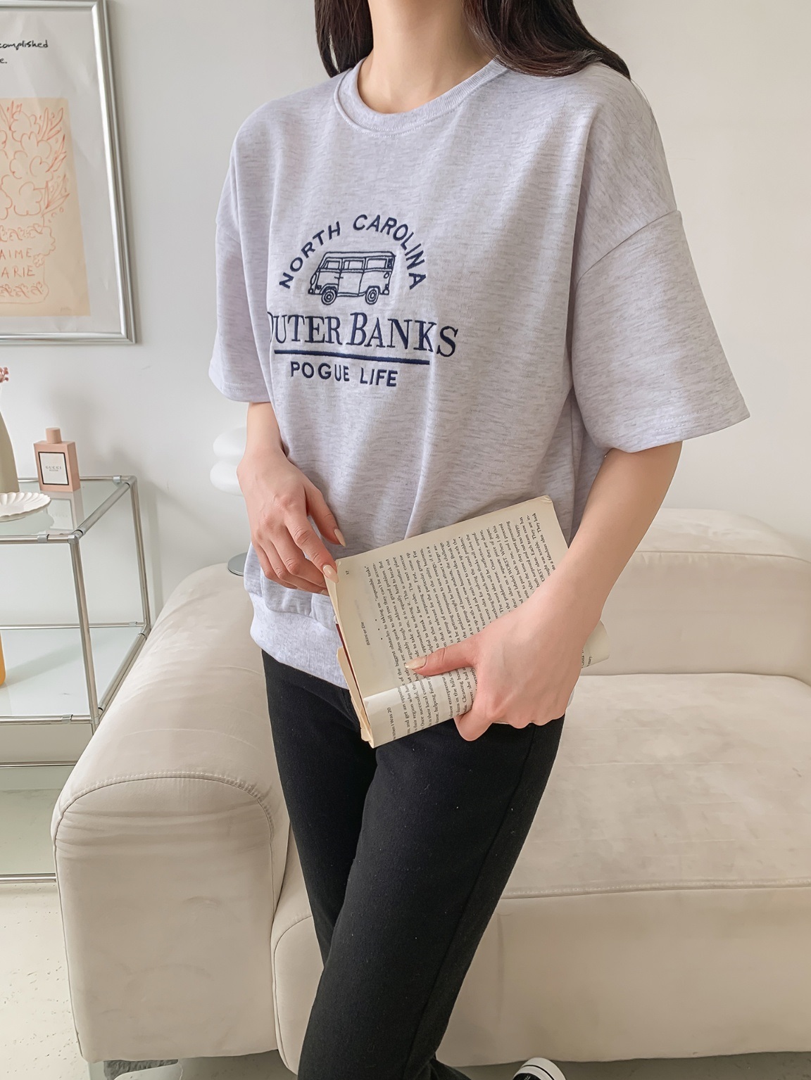 バス刺繍半袖スウェット | 詳細画像8