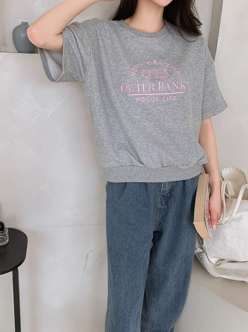 バス刺繍半袖スウェット | 詳細画像16