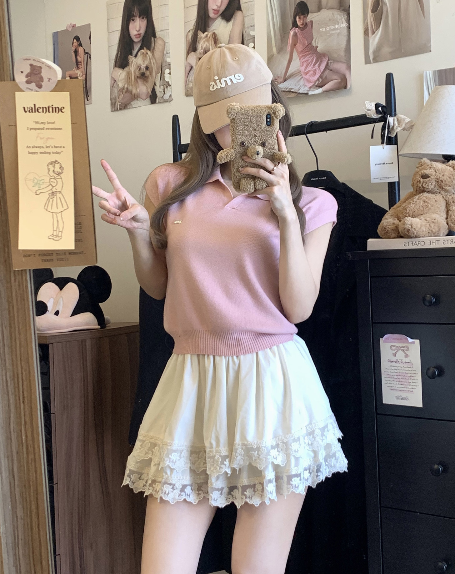 チャームスキッパーフレンチスリーブニット | 詳細画像2