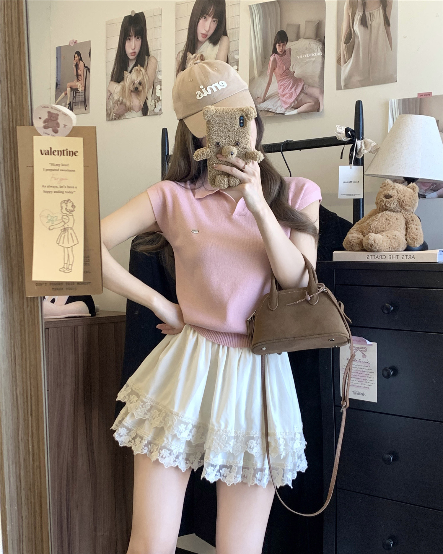 チャームスキッパーフレンチスリーブニット | 詳細画像3
