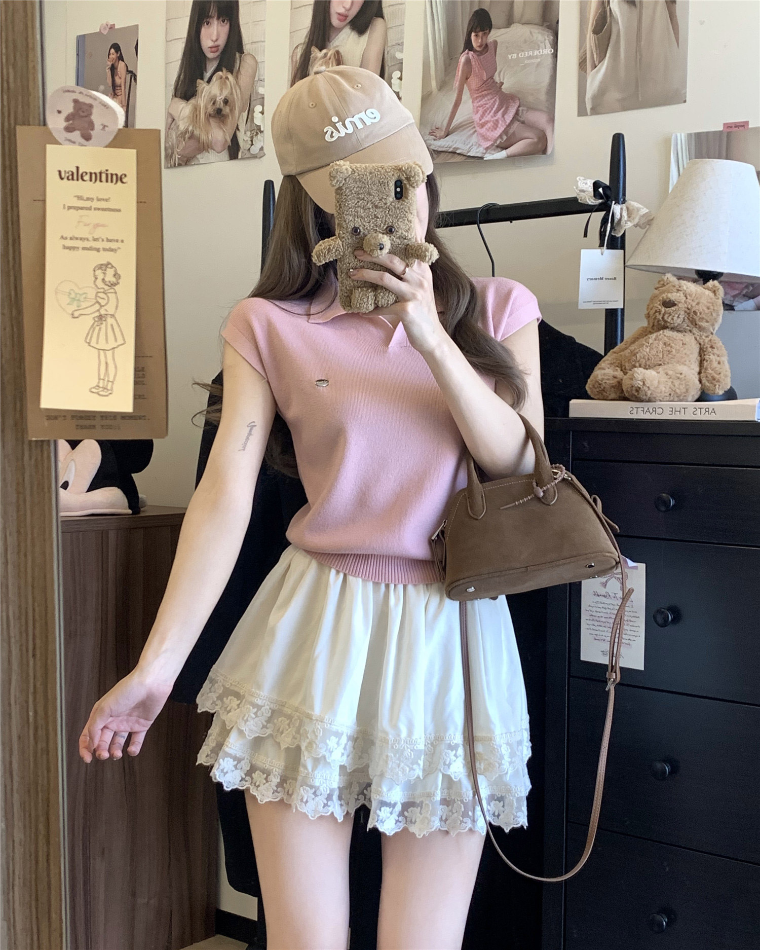 チャームスキッパーフレンチスリーブニット | 詳細画像4
