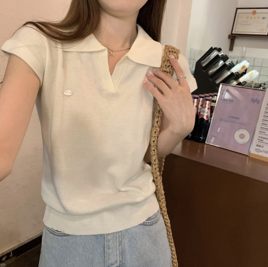 チャームスキッパーフレンチスリーブニット | 詳細画像14