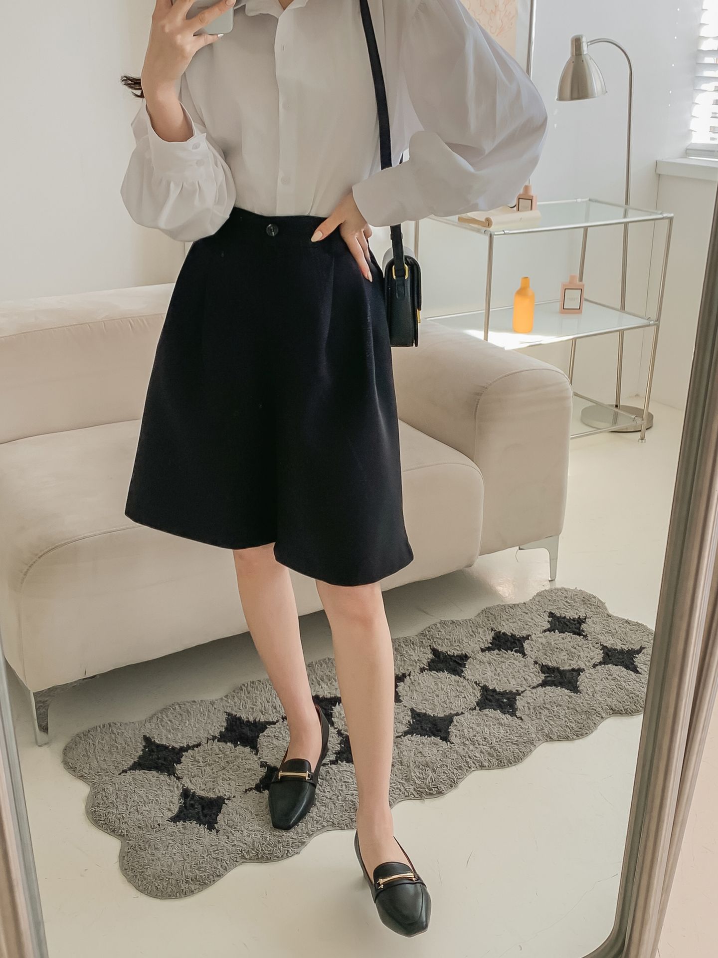 バックゴムツータックハーフパンツ | 詳細画像11