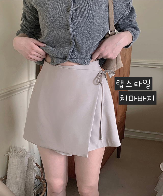 ラップミニスカートパンツ | レディースファッション通販 - DHOLIC