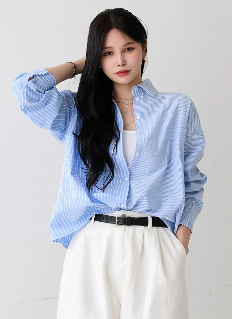 マルチストライプシャツ | pippin | 詳細画像1