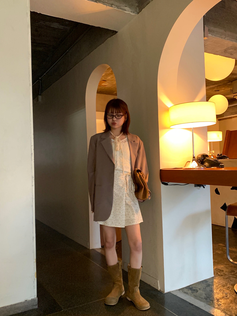 小花柄リボンキュロットショートパンツ | 詳細画像5