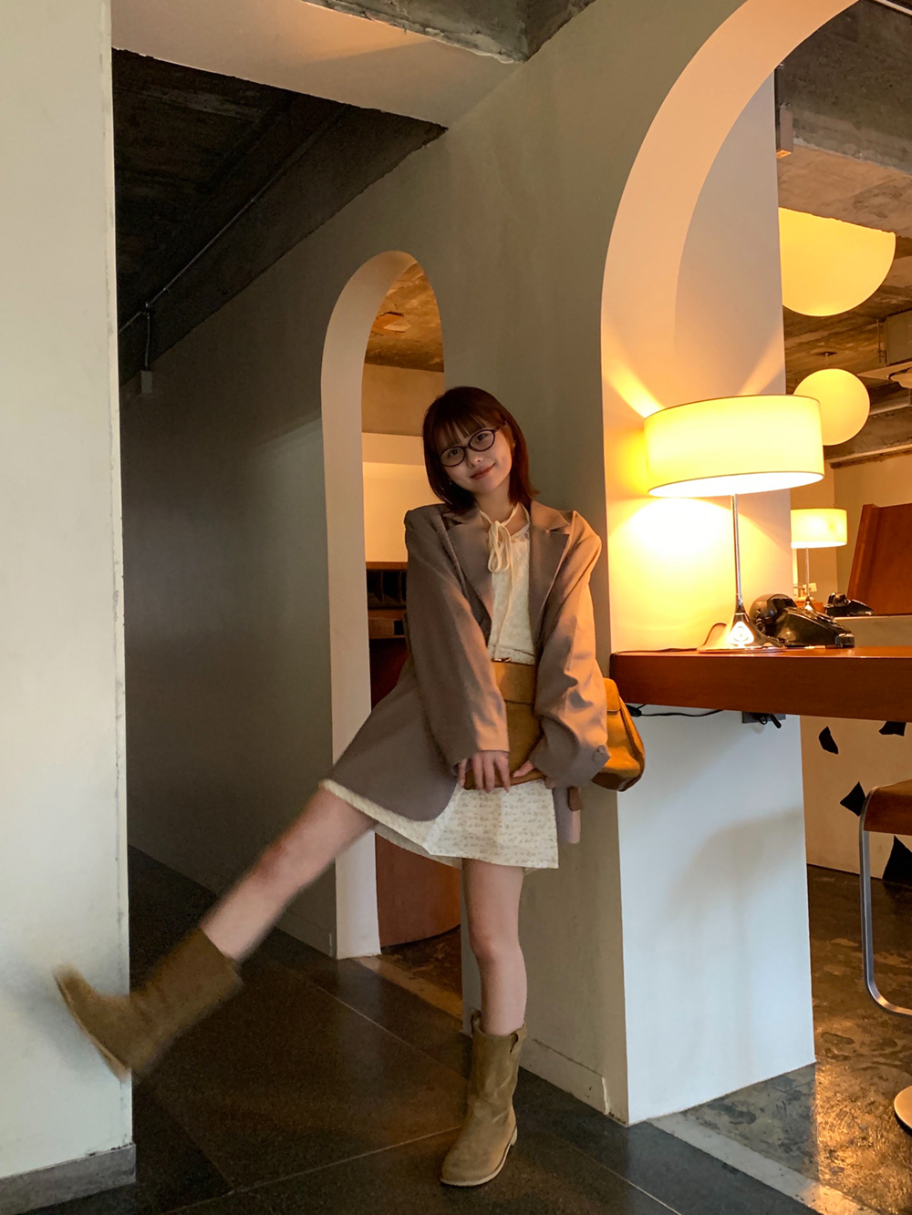 小花柄リボンキュロットショートパンツ | 詳細画像7