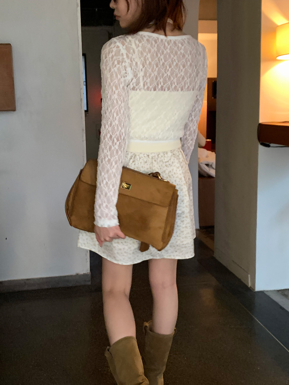 小花柄リボンキュロットショートパンツ | 詳細画像8