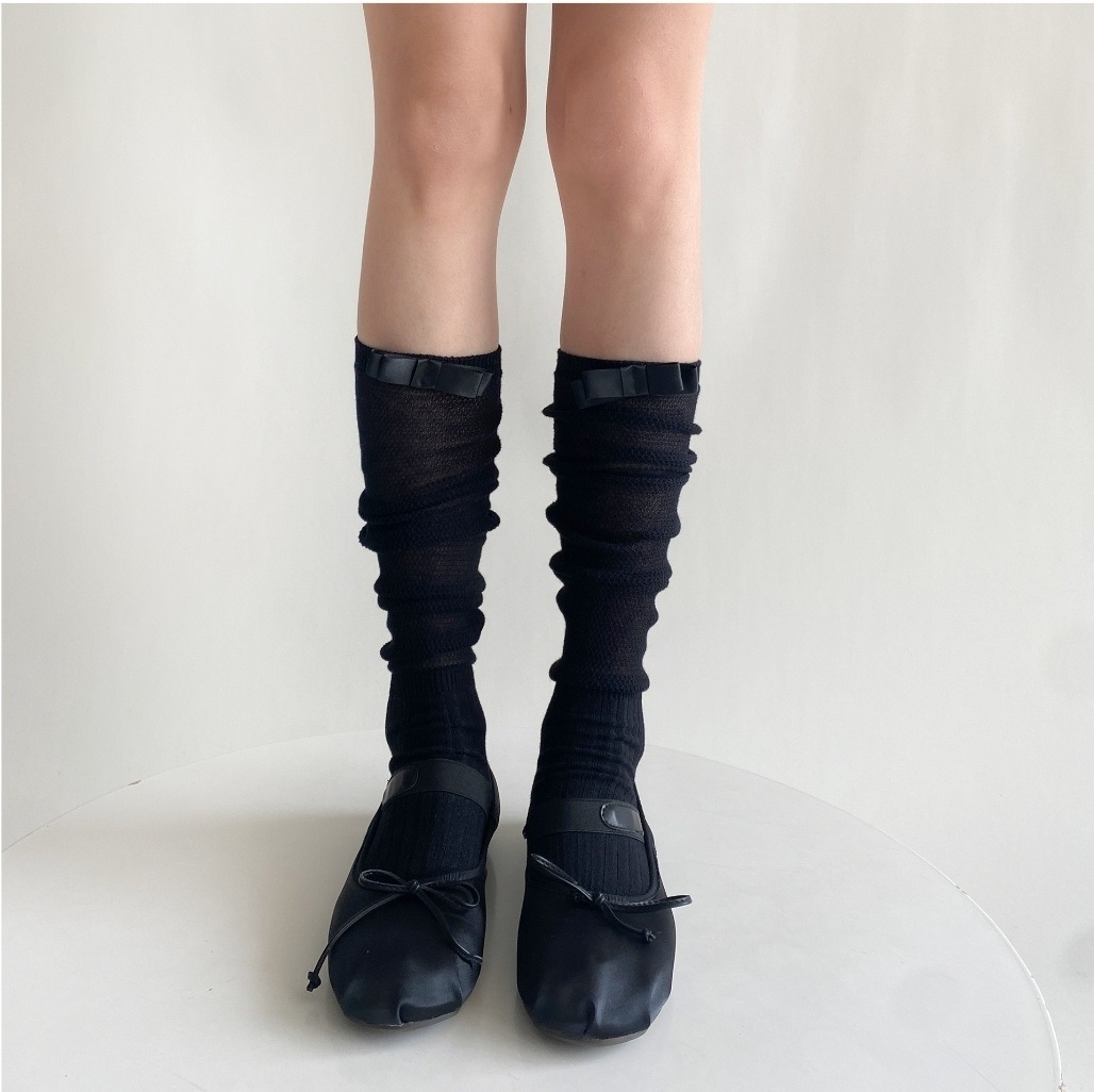 リボンシアーロングソックス | 詳細画像2