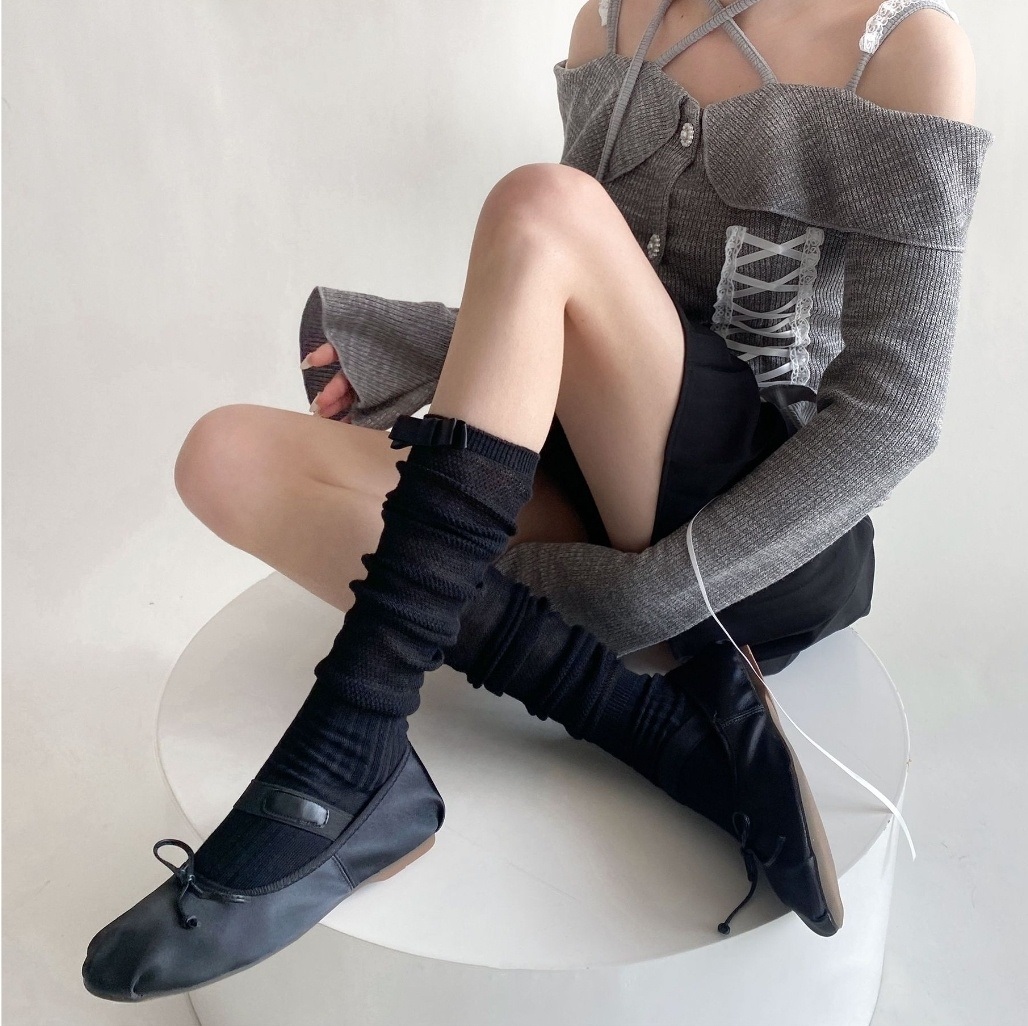 リボンシアーロングソックス | 詳細画像5