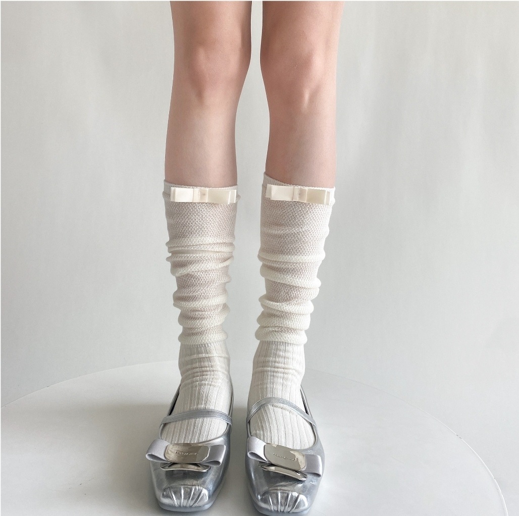 リボンシアーロングソックス | 詳細画像6