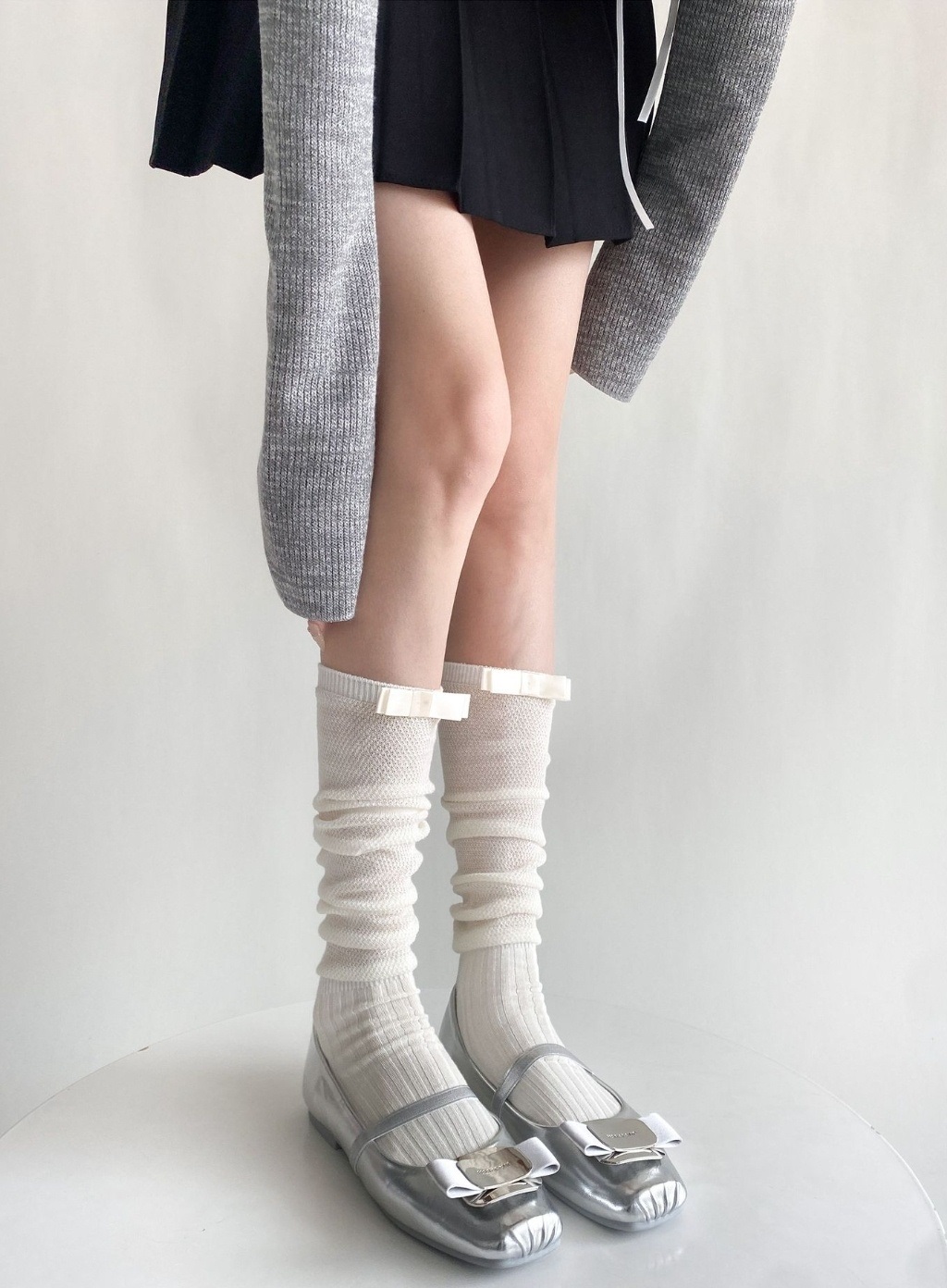 リボンシアーロングソックス | 詳細画像10