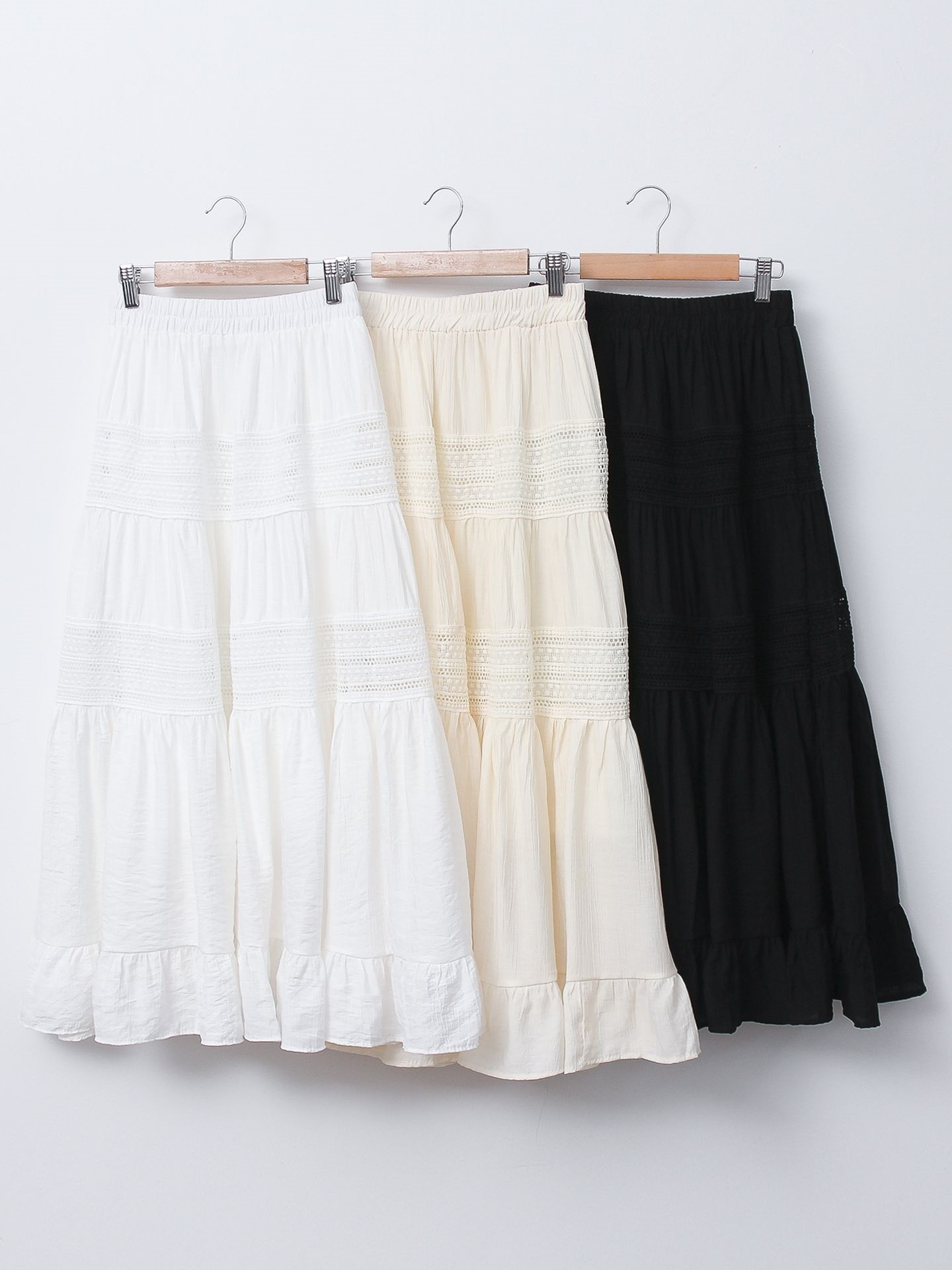 イージーレースティアードスカート | 詳細画像16