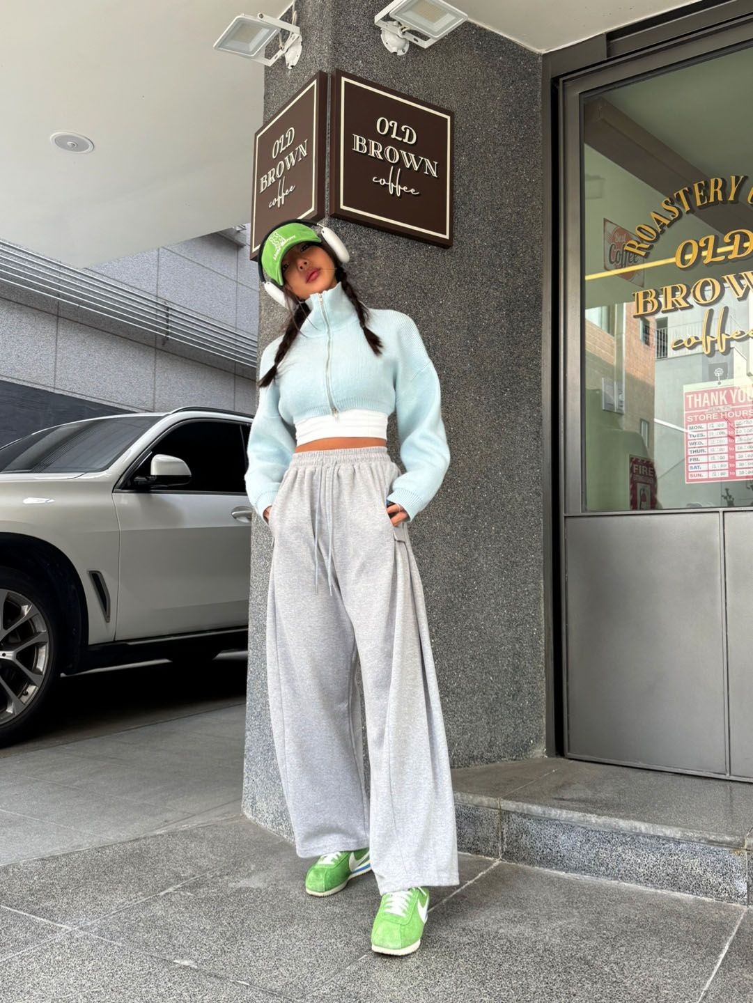 ドロストボタンストラップワイドスウェットパンツ | 詳細画像4