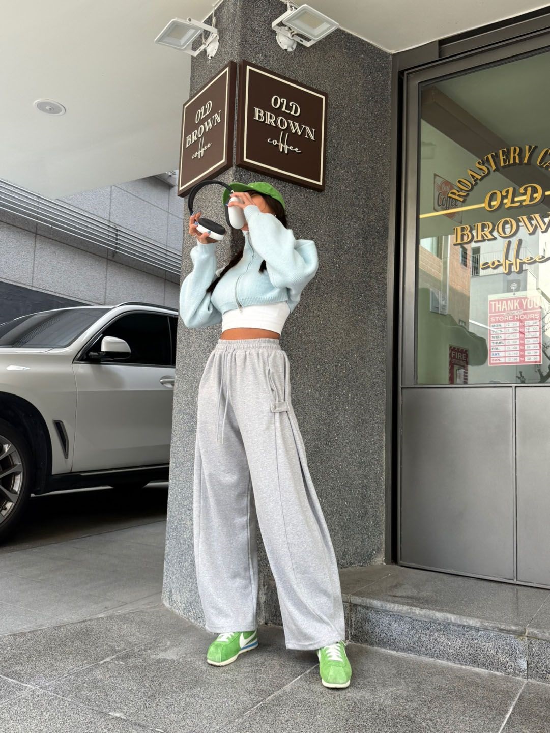 ドロストボタンストラップワイドスウェットパンツ | 詳細画像5