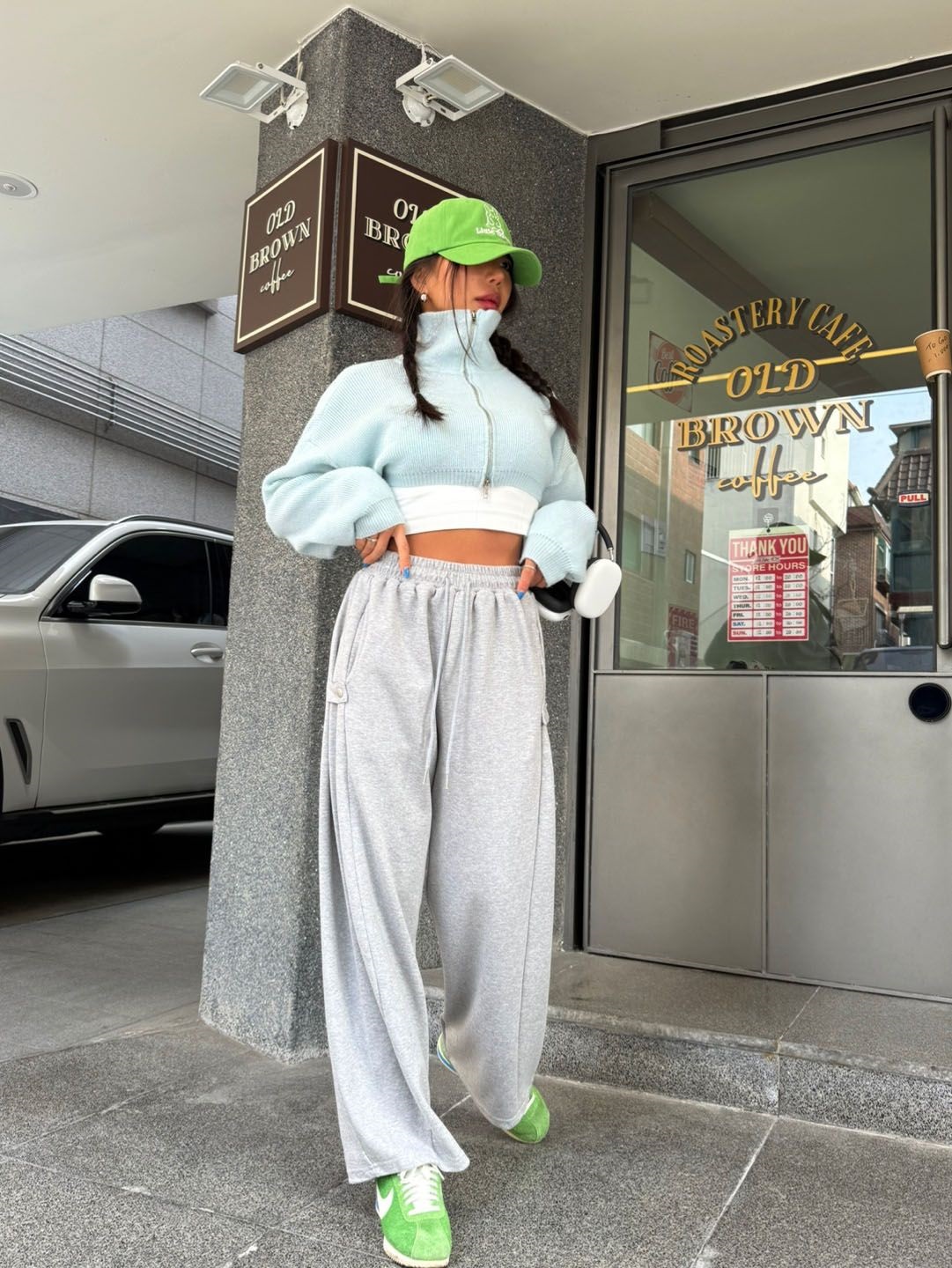 ドロストボタンストラップワイドスウェットパンツ | 詳細画像8