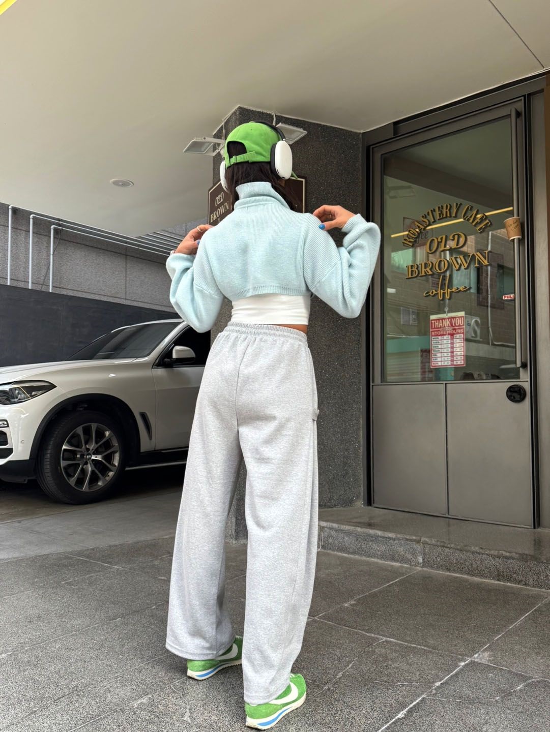 ドロストボタンストラップワイドスウェットパンツ | 詳細画像9