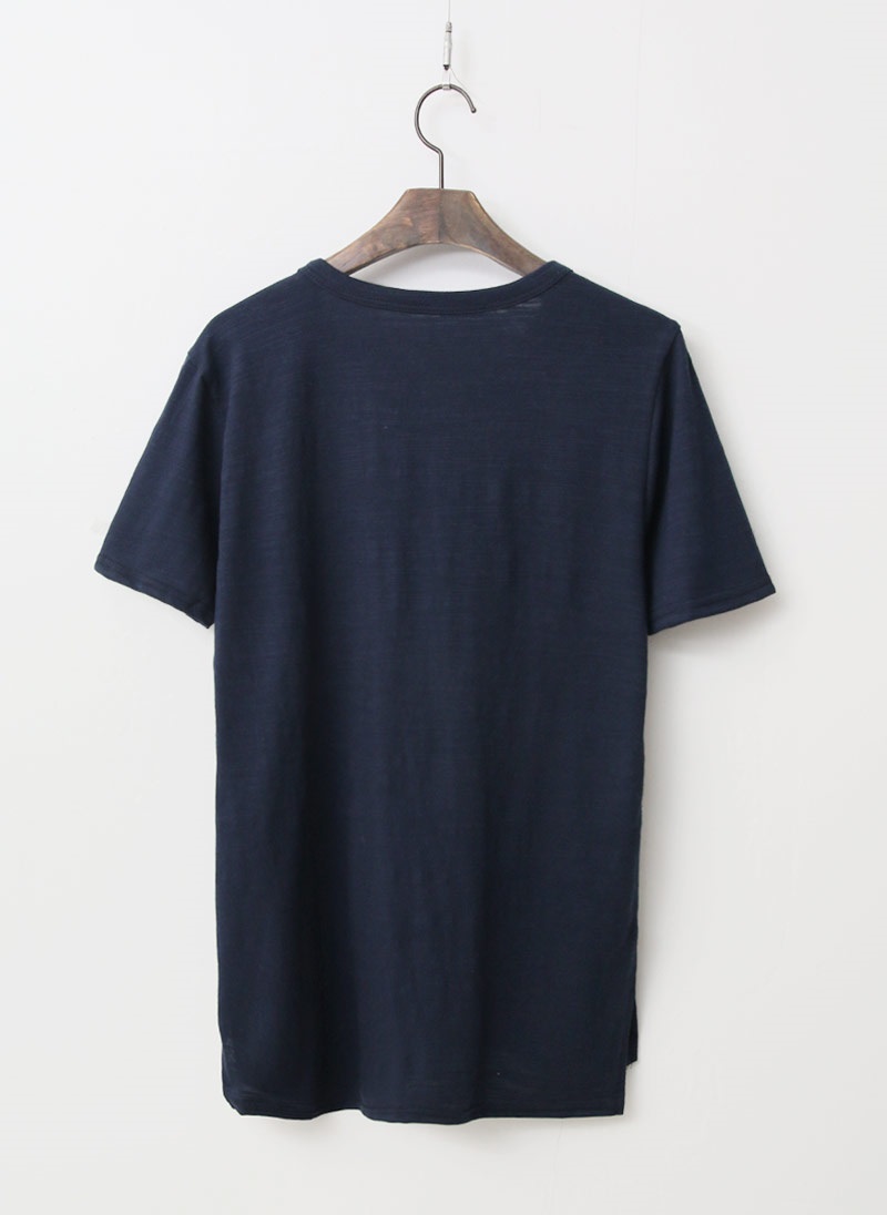 キーネックスリットスラブ半袖Tシャツ | 詳細画像15