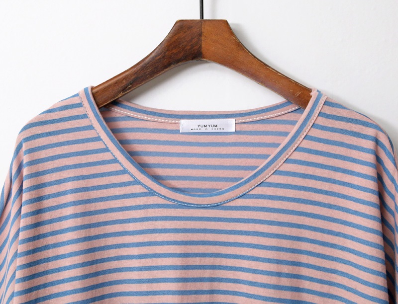ルーズボーダースリット半袖Tシャツ | 詳細画像17