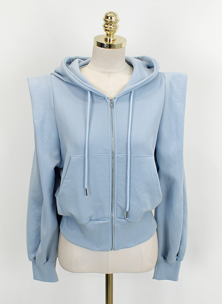 パフスリーブジップパーカー | レディースファッション通販 - DHOLIC