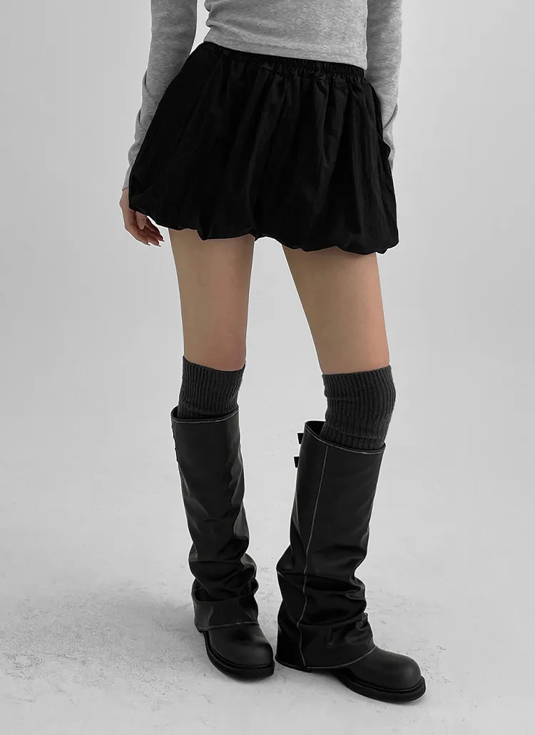 バルーンキュロットショートパンツ | blackup | 詳細画像1