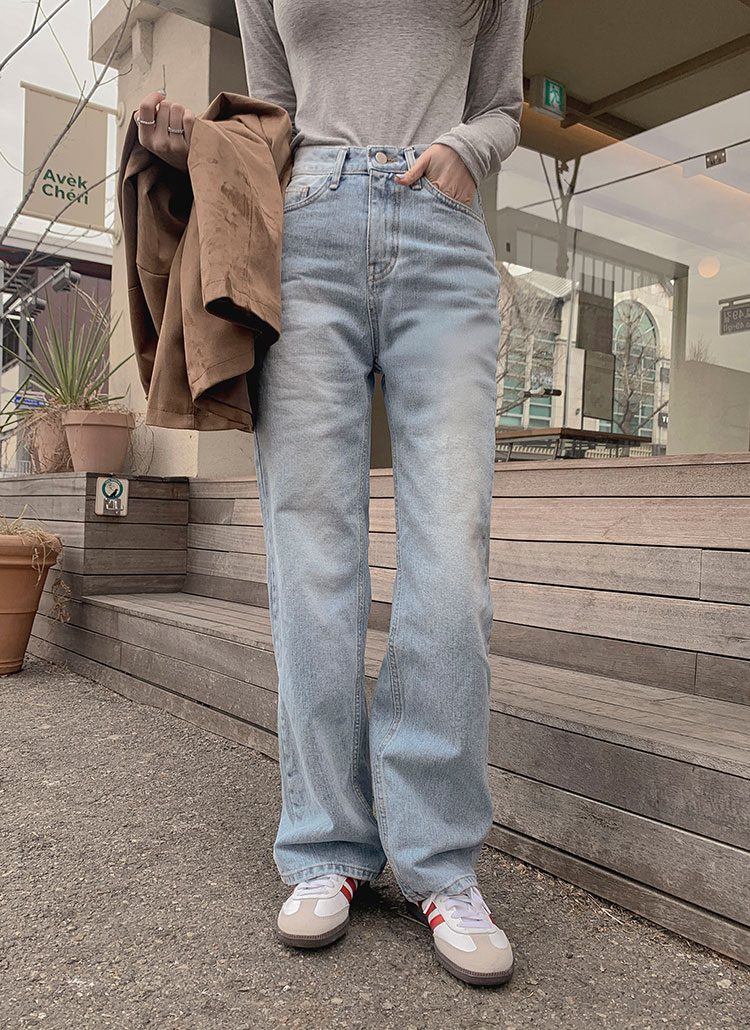 UNSTATE グラデーションウォッシュ ストレートデニム ウォッシュストレートデニムパンツ | レディースファッション通販 - DHOLIC