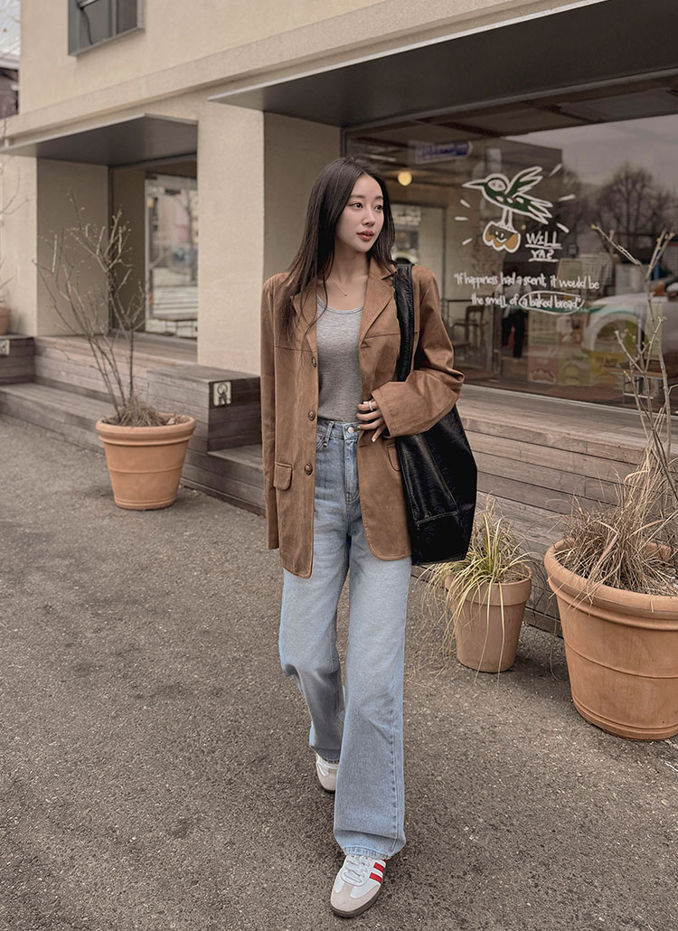 ウォッシュストレートデニムパンツ | レディースファッション通販 - DHOLIC