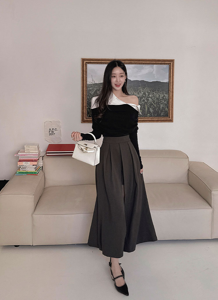 極美品✨PLEATS PLEASE プリーツ　スリット入り　ボトムス　カーキ プリーツプリーズPLEATS PLEASE プリーツストレートパンツ カーキ2 (K