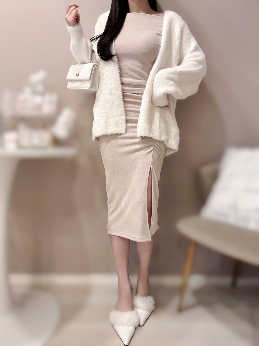 オフショルTシャツ&シャーリングスカートSET | 詳細画像10