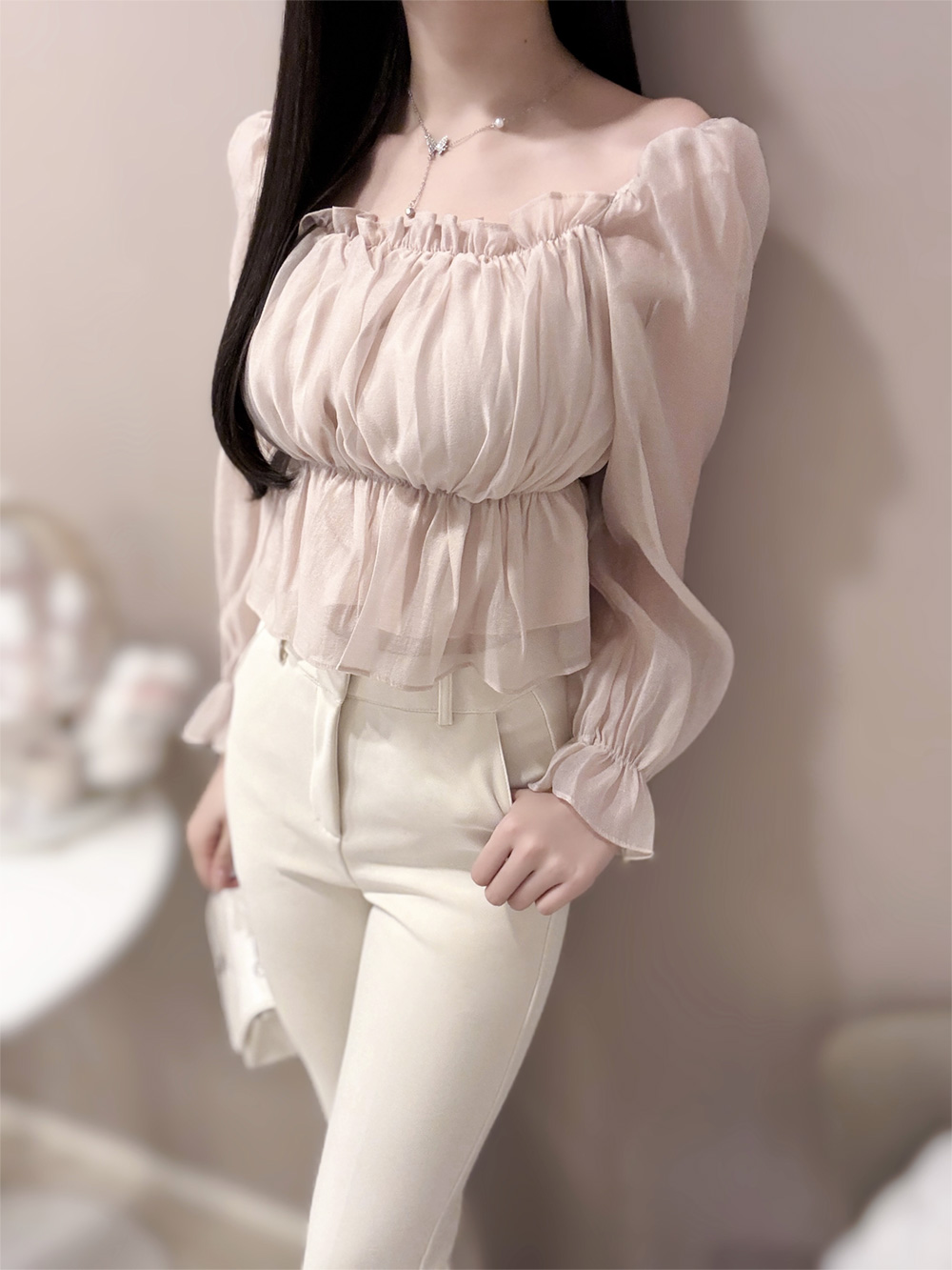 3TYPEフレアスラックス | 詳細画像5