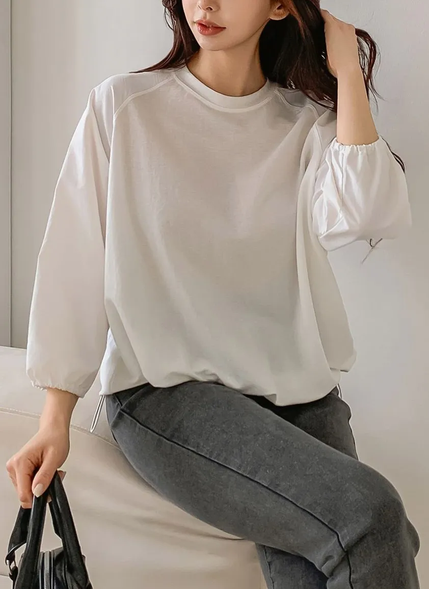 ドローコードドッキングラグランTシャツ | 詳細画像1
