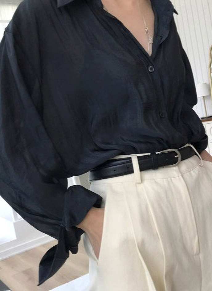 ルーズシアーシャツ | 詳細画像3