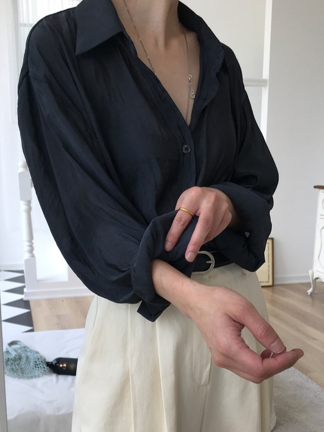 ルーズシアーシャツ | 詳細画像2