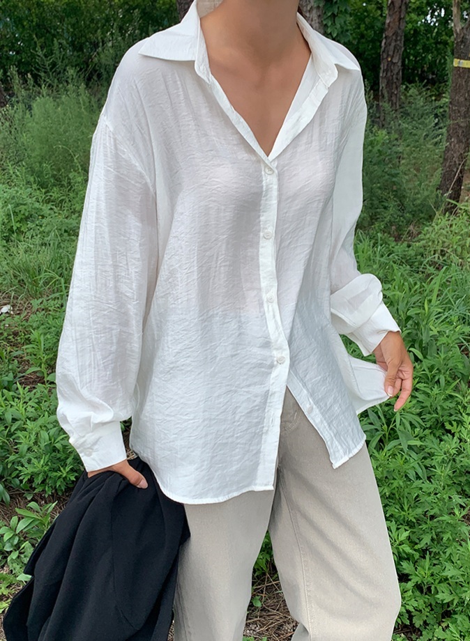 ルーズシアーシャツ | 詳細画像5