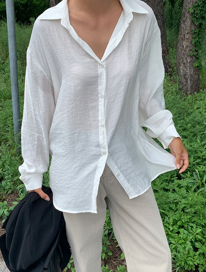 ルーズシアーシャツ | 詳細画像6