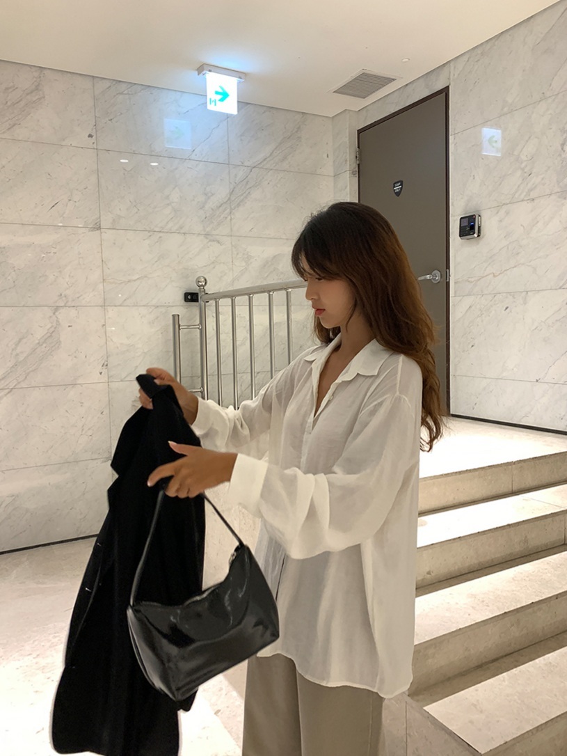 ルーズシアーシャツ | 詳細画像9